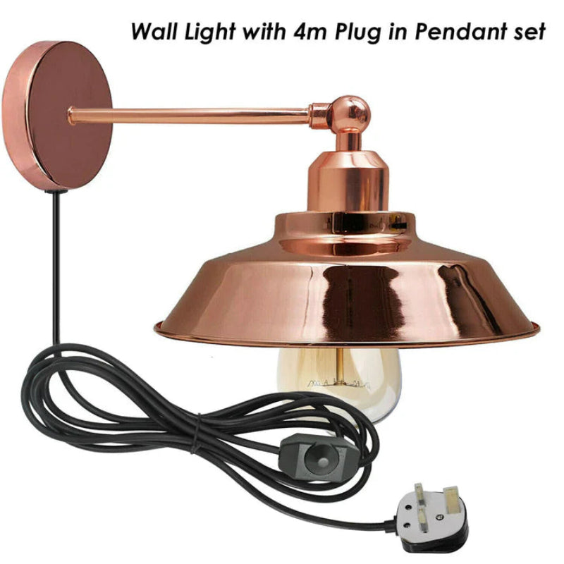 Moderne Wandlampe mit Dimmer-Schalter für stimmungsvolles Licht