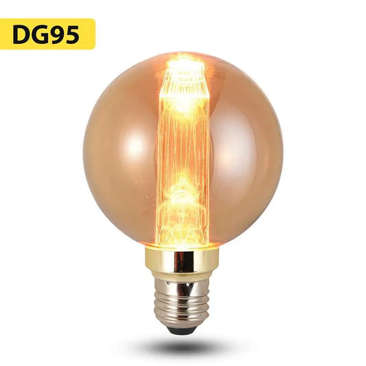 G95 nicht dimmbar AntiqueGlobe Vintage-Lampe, Retro Edison Glühbirnen~2698