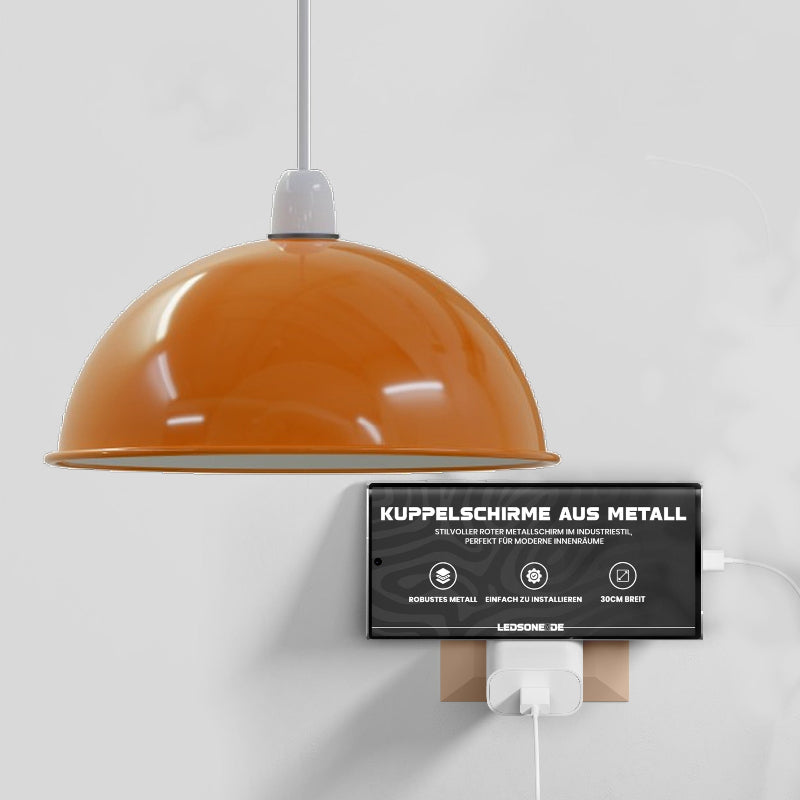 orange Günstige Metall Lampenschirme