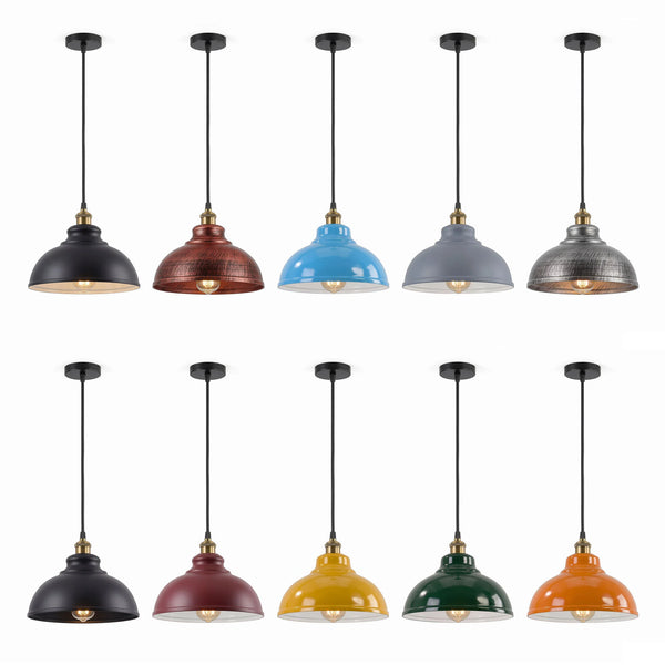 Retro loftlampe Vintage Pendel Hængelampe E27 | Ø 29cm ~ 3371