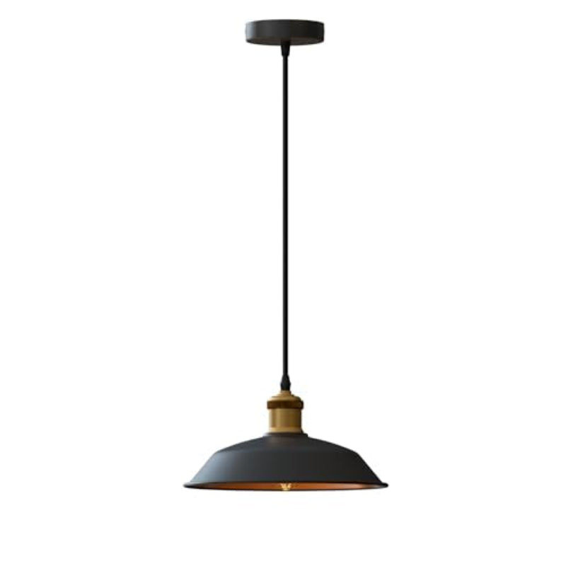 pendelleuchte e27 vintage metall schwarz