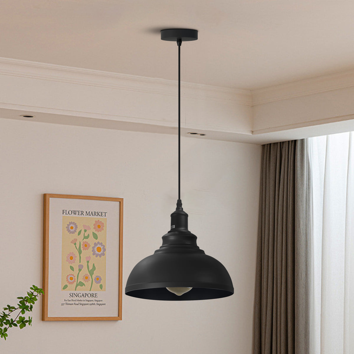 pendelleuchte esstisch industrie design schwarz
