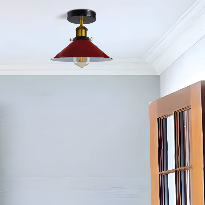 Rote LED-Küchenleuchte im modernen Design, ideal für Arbeitsbereiche