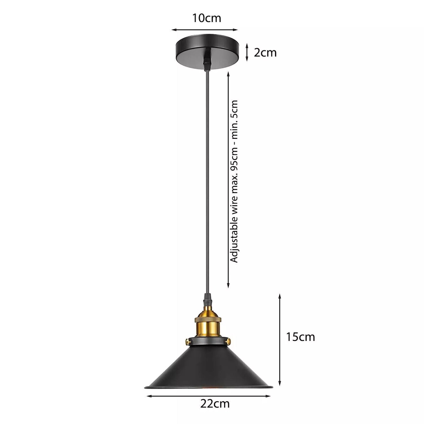 hängende Retro Lampe