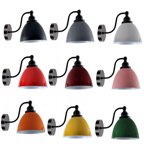 Applique moderne design abat-jour en métal