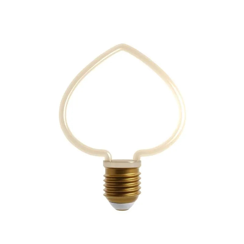 E27 LED Herzform Glühbirne Linear & Gebogen – Warmweiße Partylampe, Dekorative Glühbirne~ 2859