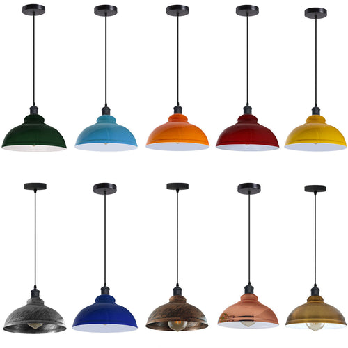 Retro Deckenlampe Vintage Pendelleuchte Hängelampe Ø 29cm ~ 3193