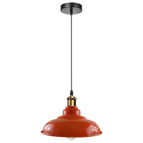 Lampade a sospensione da soffitto colore arancione per isola cucina E27 ~ 2829