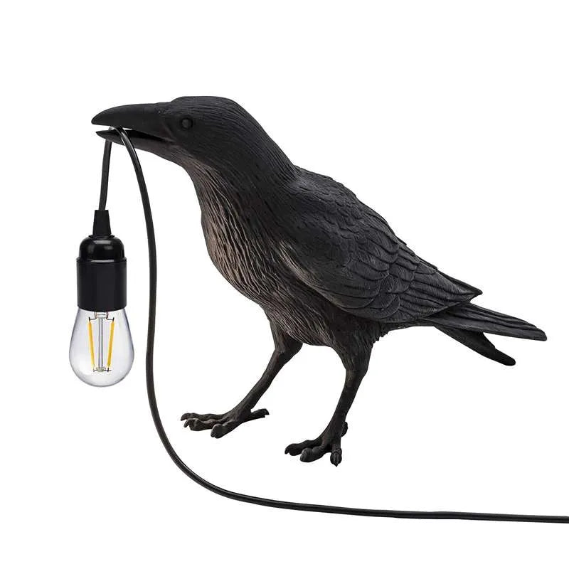 Neu elegantem Design Vogel Raven Tischlampe 220V~2589