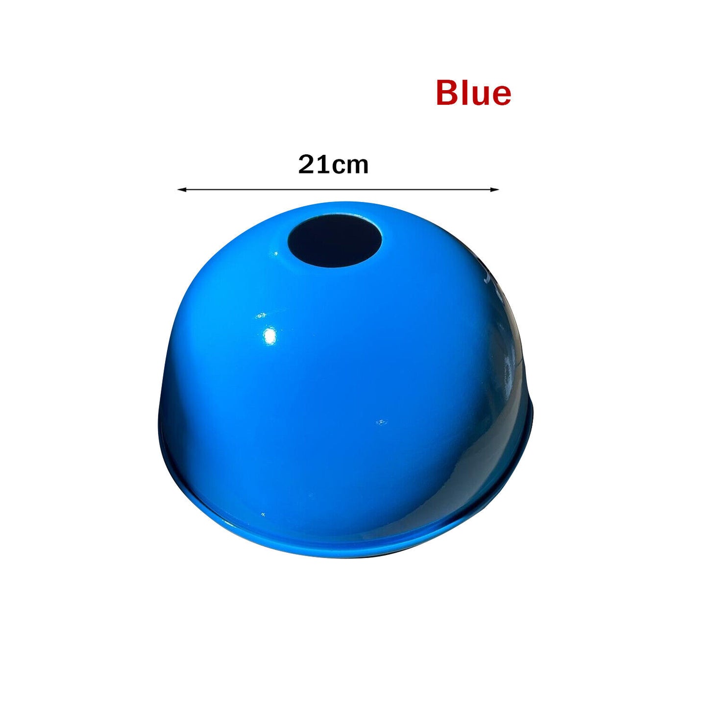 Blauer Lampenschirm dekorativer Lampenschirm aus Metall verschiedene Formen ~2574