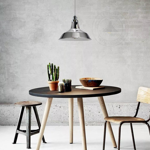 Paralumi da soffitto retrò, facili da installare, per camera da letto e cucina, colore cromato ~ 2931