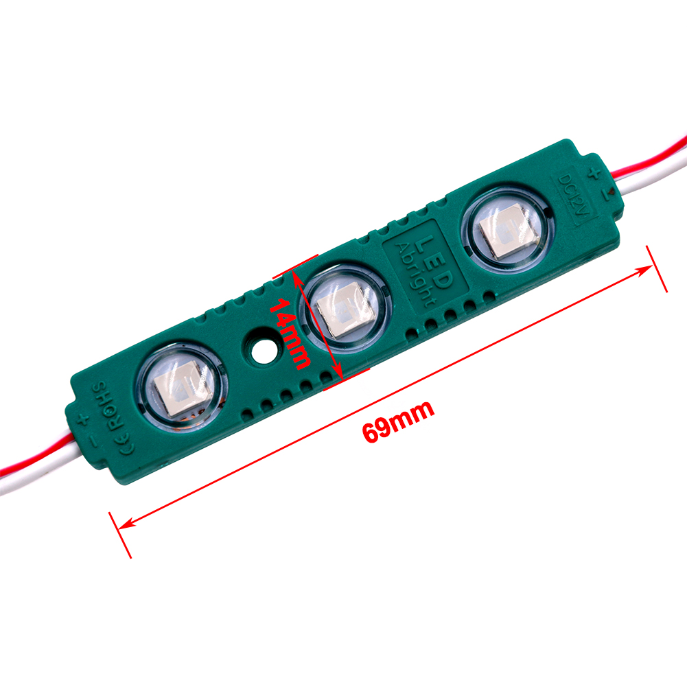 IP67 12V SMD LED Streifen Moduleinspritzung mit Klebeband ~2576