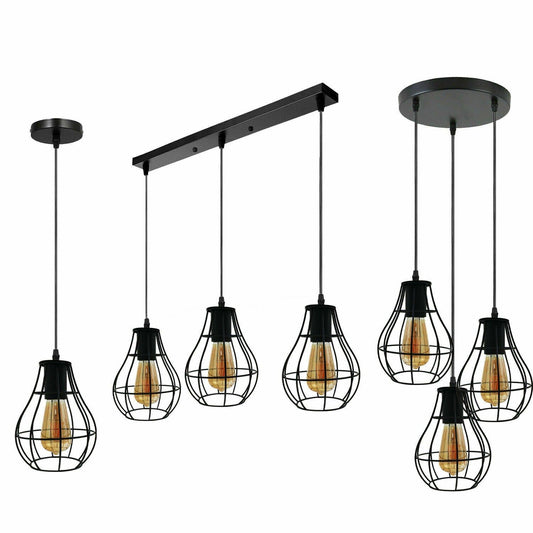 Vintage Industrial Pendelleuchte ~3469