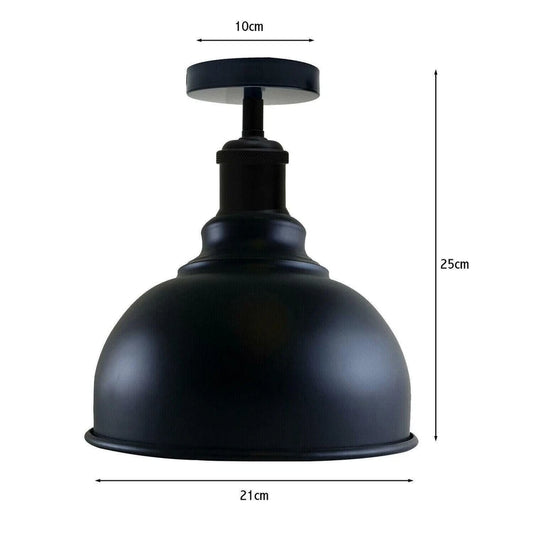 Vintage Industrie Deckenleuchte mit E27-Fassung~3419