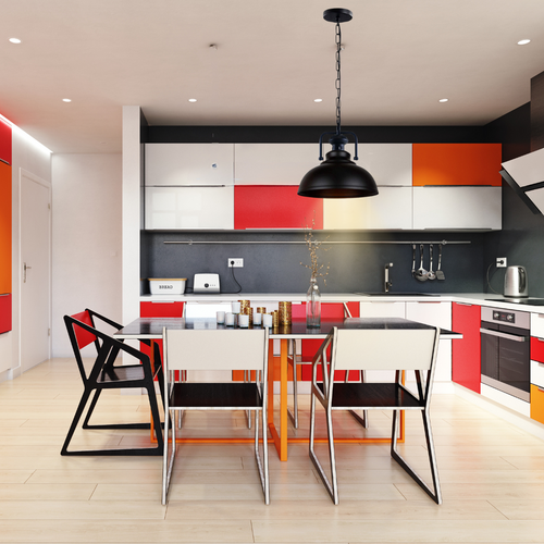 Pendelleuchte höhenverstellbar Deckenlampe Schwarz~3002