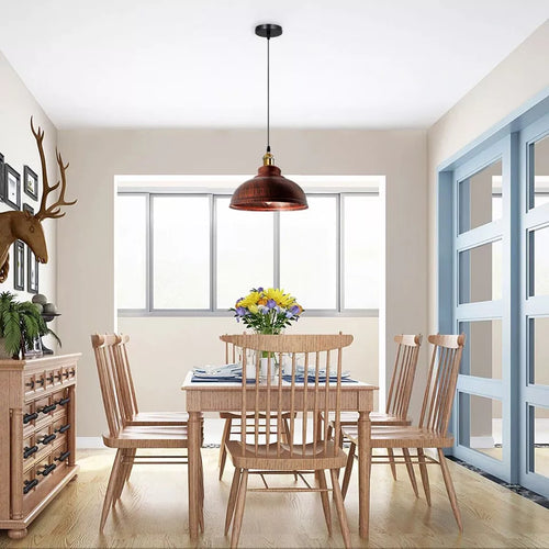 Moderne Retro Loft Deckenlampenschirm hängende Pendelleuchten~3091
