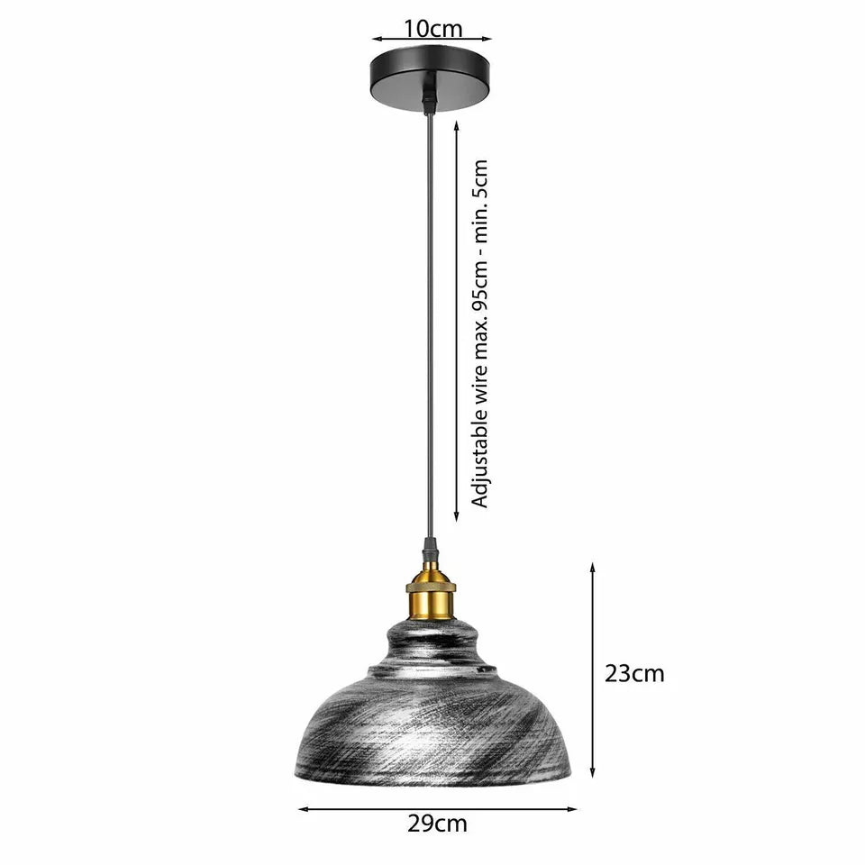 Moderne Retro Loft Deckenlampenschirm