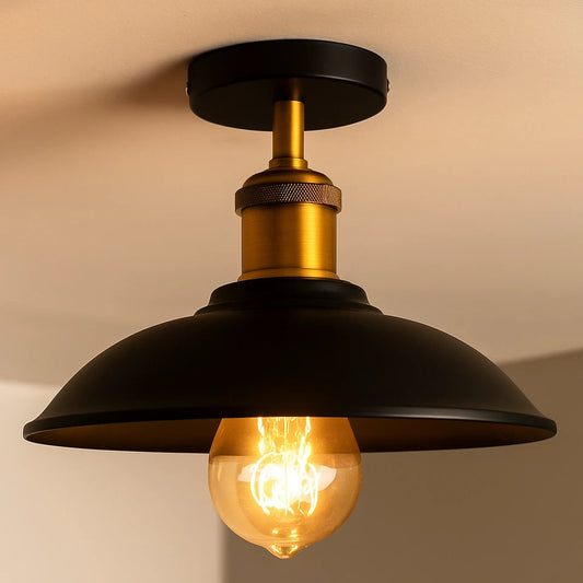 Schwarz Metal Deckenpendelleuchte innen wandleuchtefür  Wohnzimmer ~1596