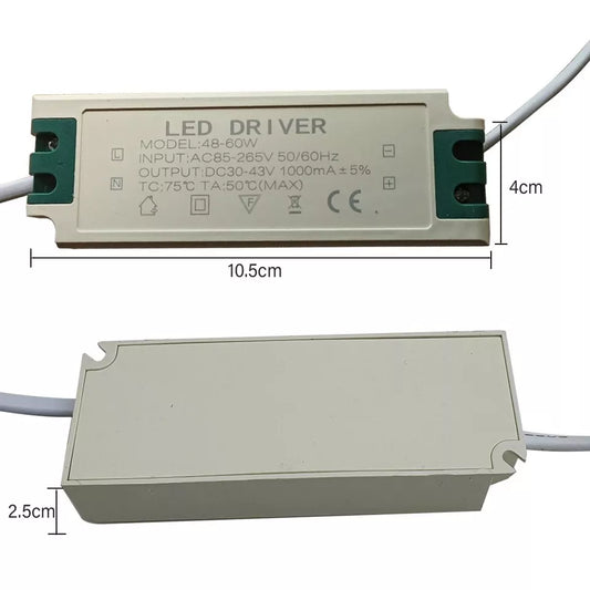 LED-Treiber-Transformator 48-60W – 1000mA – Kurzschluss- und Überlastschutz~1708