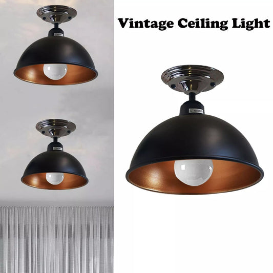 Moderne Flurlampe in Schwarz-Gold für stilvolle Beleuchtung 