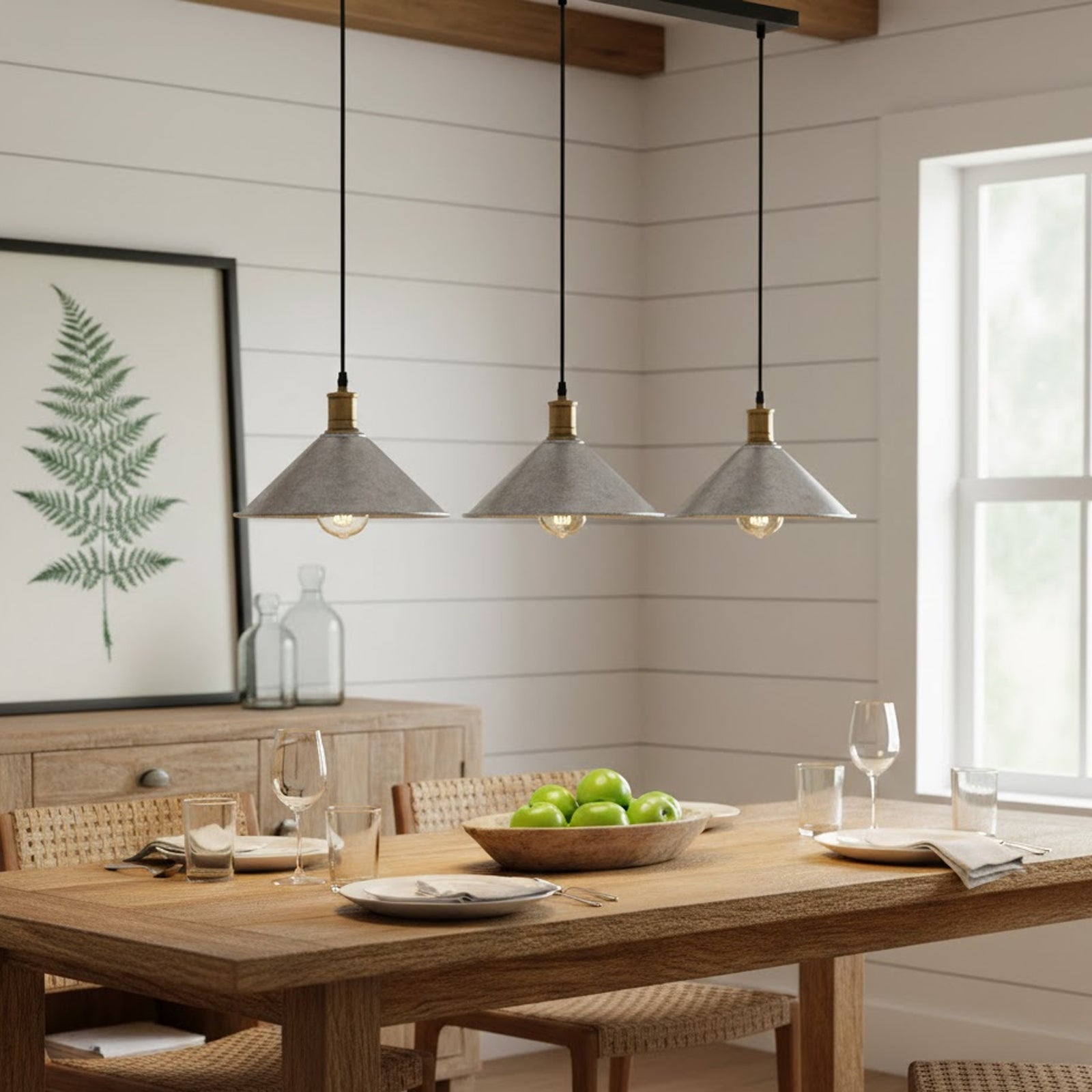 style pendant industrial light