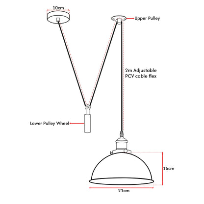 Spinnenlampe Decke Pendelleuchte LED kompatibel