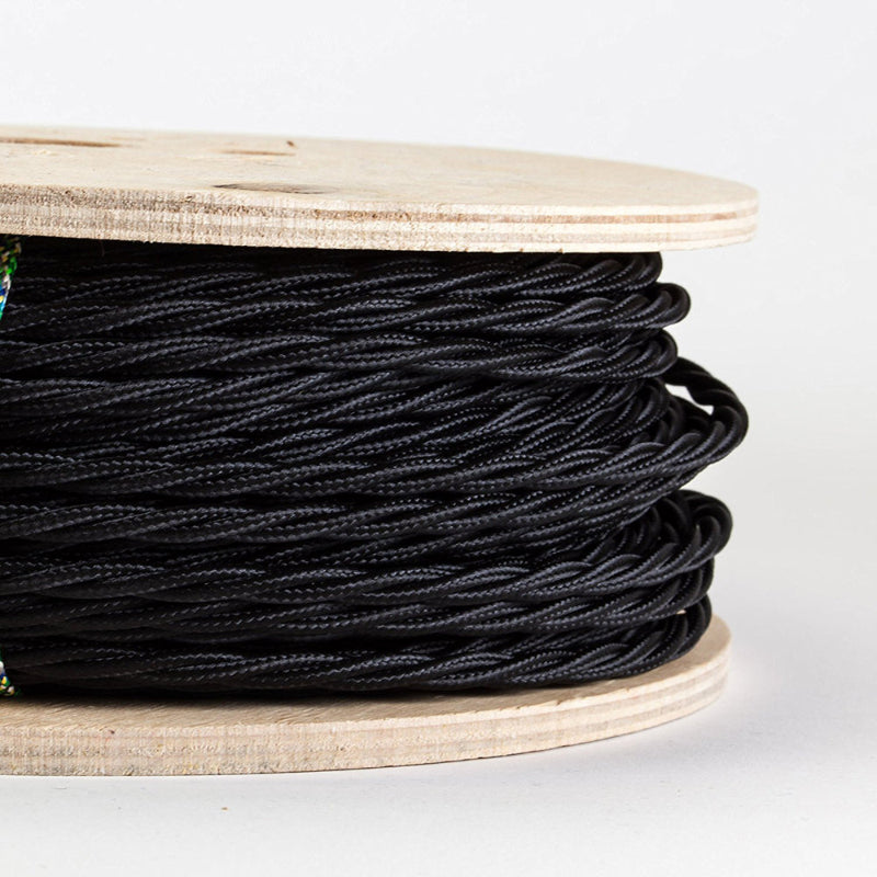 stoffkabel verdrillt für vintage pendelleuchten