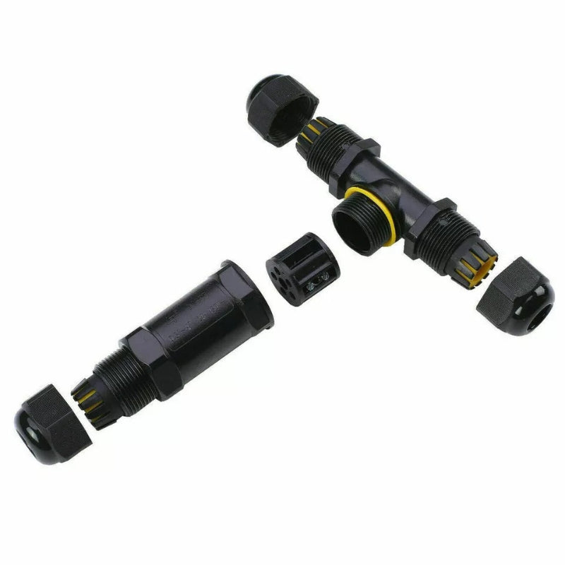 IP68 T-Verbinder für Erdkabel.