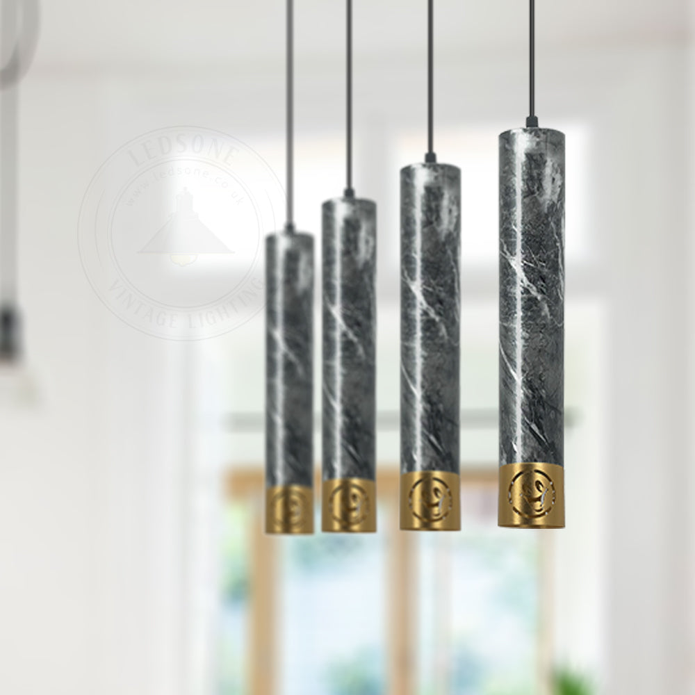 Pendant Long Tube Light Modern Cylinder Pipe Contemporary~2793