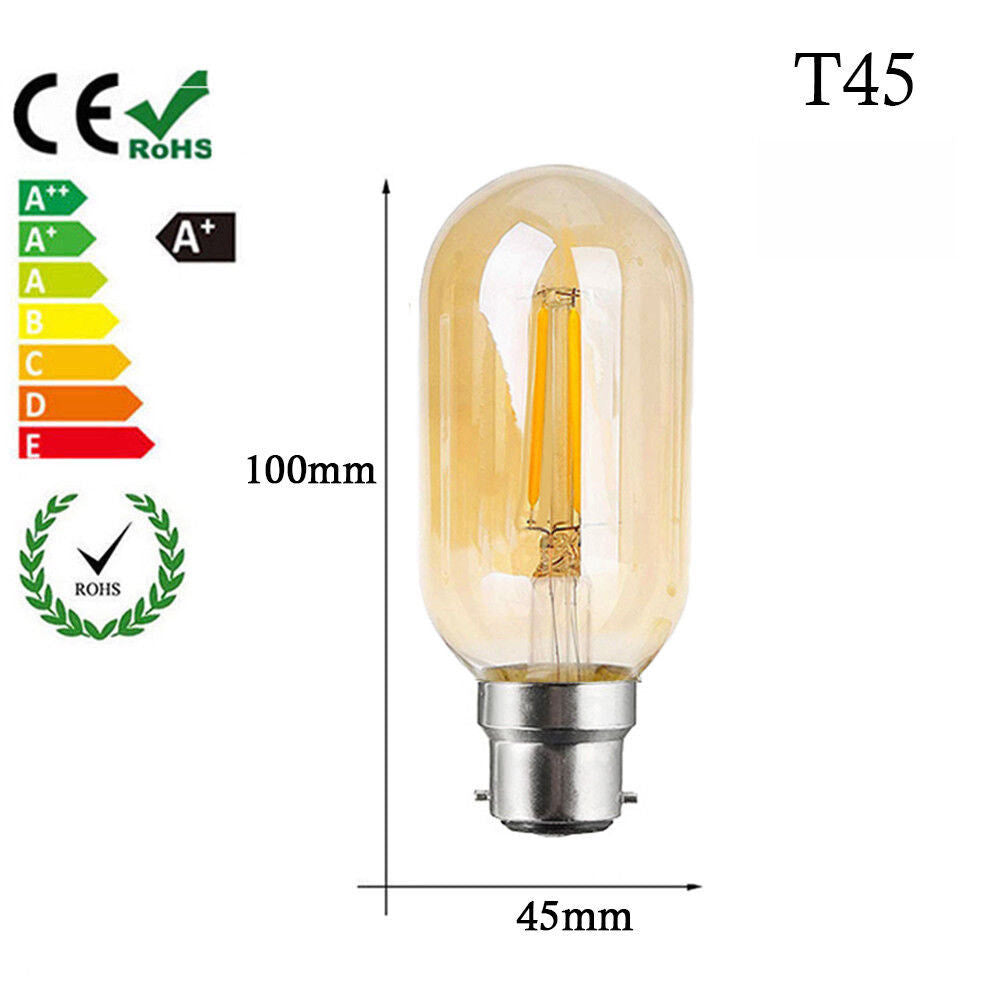 vintage led filament birne t45 b22 online kaufen