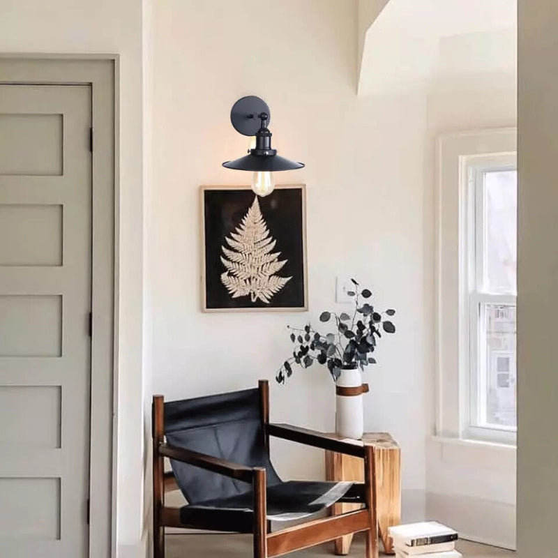 vintage wandlampe aus metall für flur und schlafzimmer