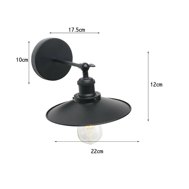 vintage wandspot metallgelenk