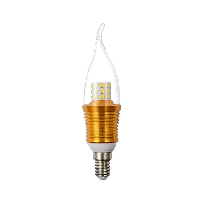 Kerzenlampe mit E14 Sockel Flammenspitze für Kronleuchterlicht ~2614