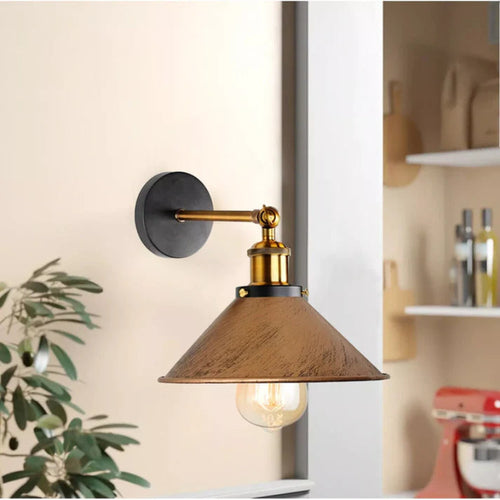 Applique a LED con interno in rame spazzolato, 1 fiamma~3122