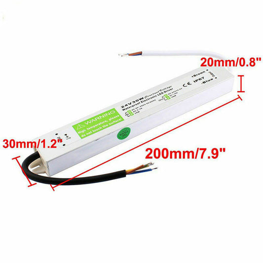 wasserdichtes IP67 24V 30W Trafo-Netzteil