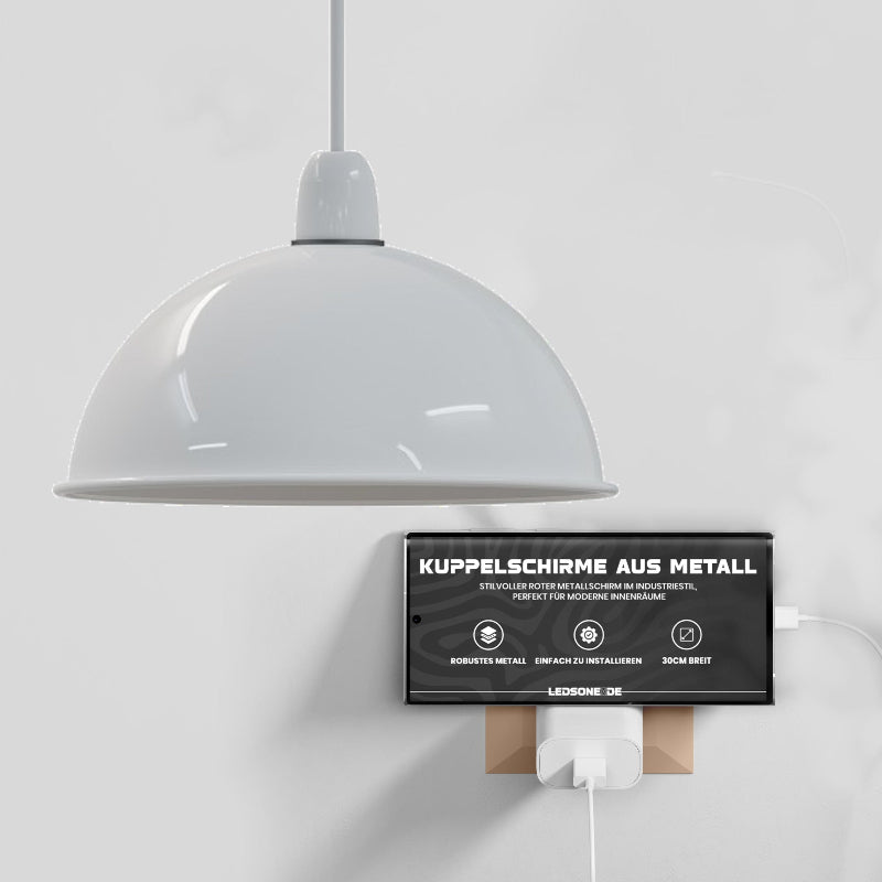 white Metall Lampenschirme