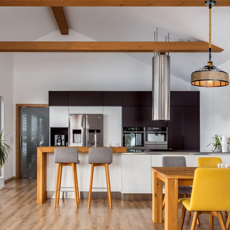 wohnzimmer hängeleuchte im retro tau look