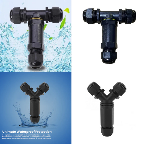 T- und Y-Kabelverbinder wasserdicht IP68 Anschlussdose~3256