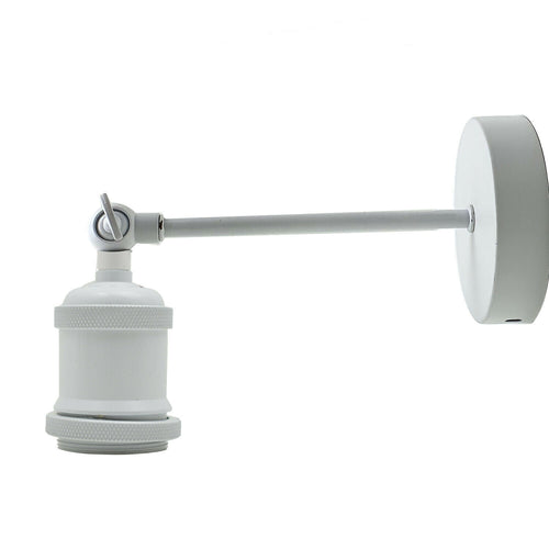 Industrielle Retro Weiß Lampenfassung für Wandleuchte~1784