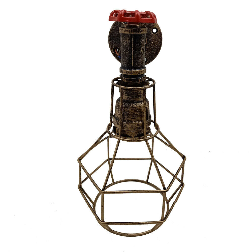 Industrielle Retro Moderne Vintage Stil Rohrkäfig Wandleuchte Wandleuchte Leuchte LEDSone DE