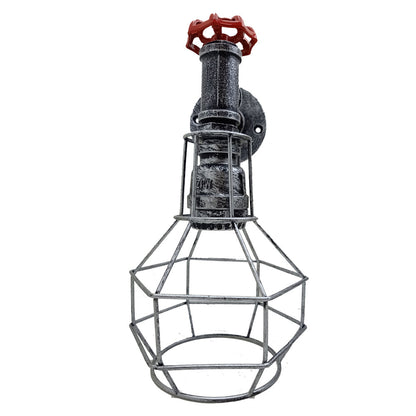 Industrielle Retro Moderne Vintage Stil Rohrkäfig Wandleuchte Wandleuchte Leuchte LEDSone DE