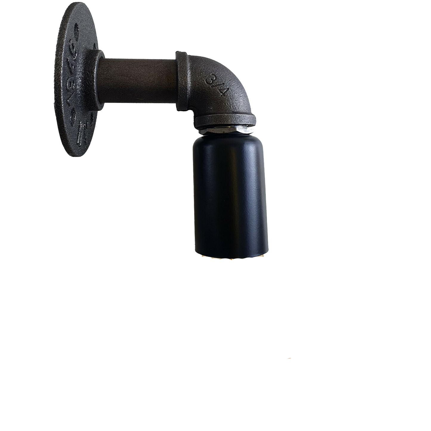 Moderne Industrielle Retro Vintage Rustikale Wandleuchte Wandleuchte Lampenfassung Schwarz LEDSone DE-5