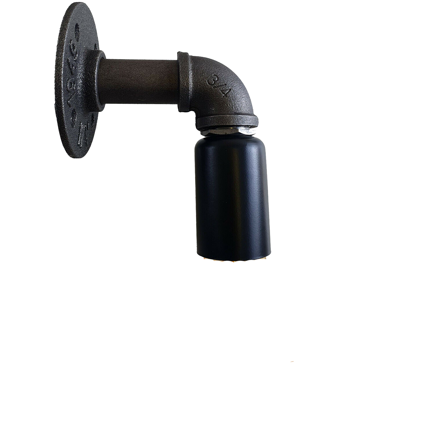 Moderne Industrielle Retro Vintage Rustikale Wandleuchte Wandleuchte Lampenfassung Schwarz LEDSone DE-5