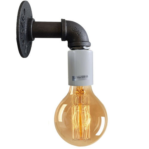 Industrielle Retro Vintage Rustikale Wandleuchte-Weiß~2374