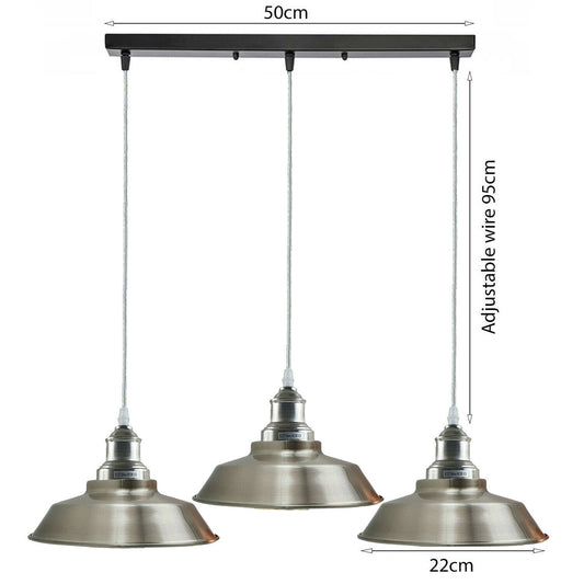 Bowl Shape Pendelleuchte: moderne LED-Pendelleuchte Nickel satiniert - Größe Bild