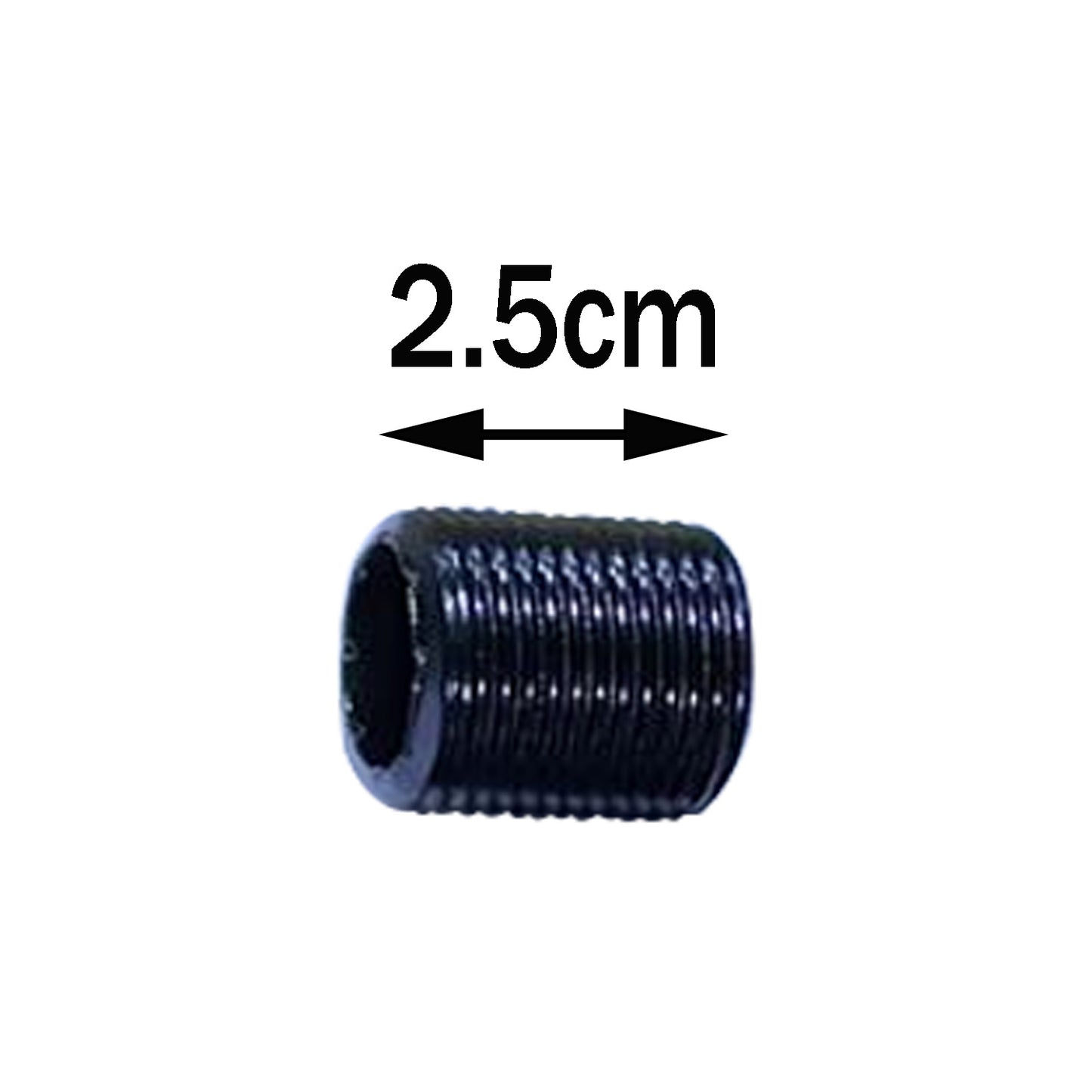 Rohrbeleuchtungszubehör Schwarzes Eisengewinderohr-2.5cm
