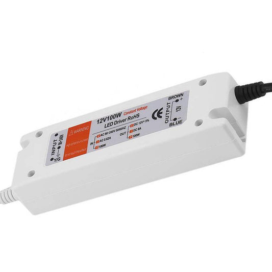 100W Kompakt-LED-Treiber AC 230V zu DC12V Netzteiltransformator