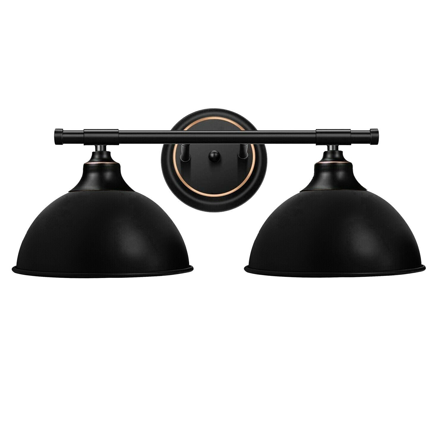 Metal Twin LED Wandleuchte Industrial Style Innenleuchte Metal Lamp Black