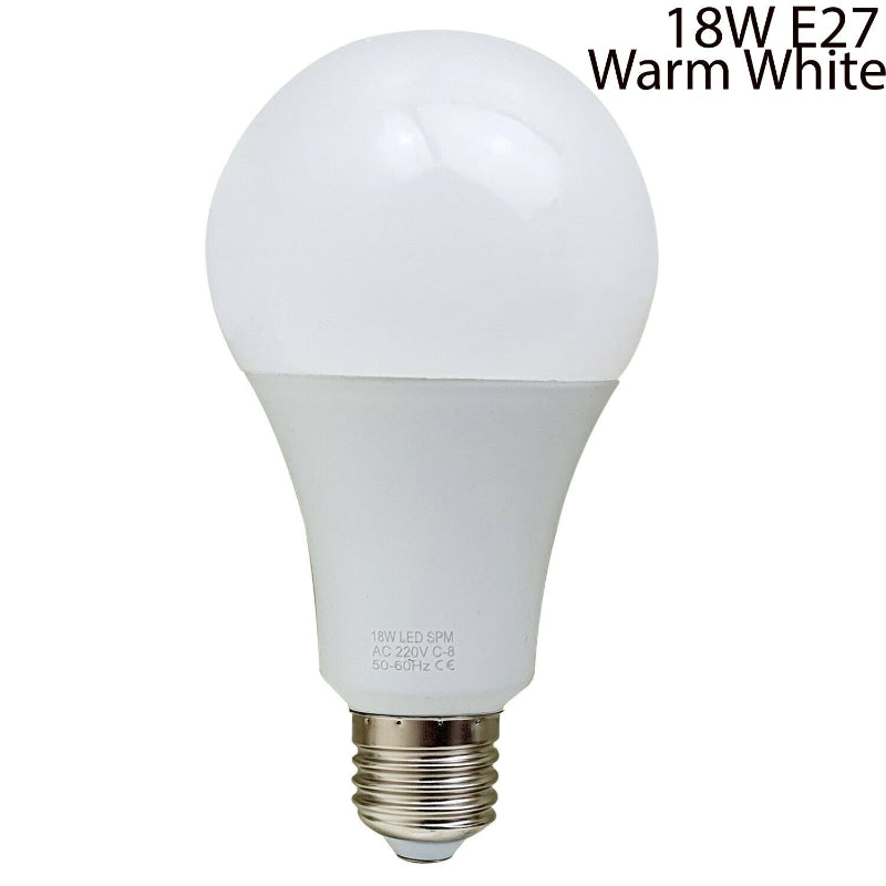 B22 oder E27 Glühbirne Energiesparlampe Warm White Globe