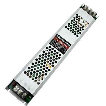 DC12V 200W Ultra Slim LED-Treiber Netzteiltransformator 240V für LED-Streifen
